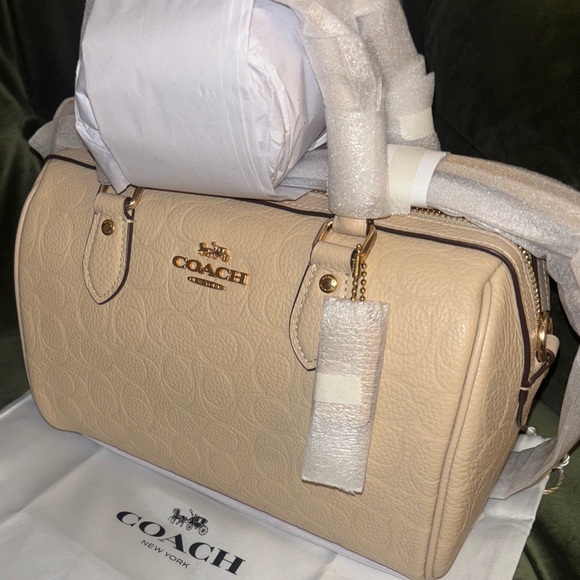 Coach Handbags - Brand New Coach Rowan Satchel Bag In Signature Leather